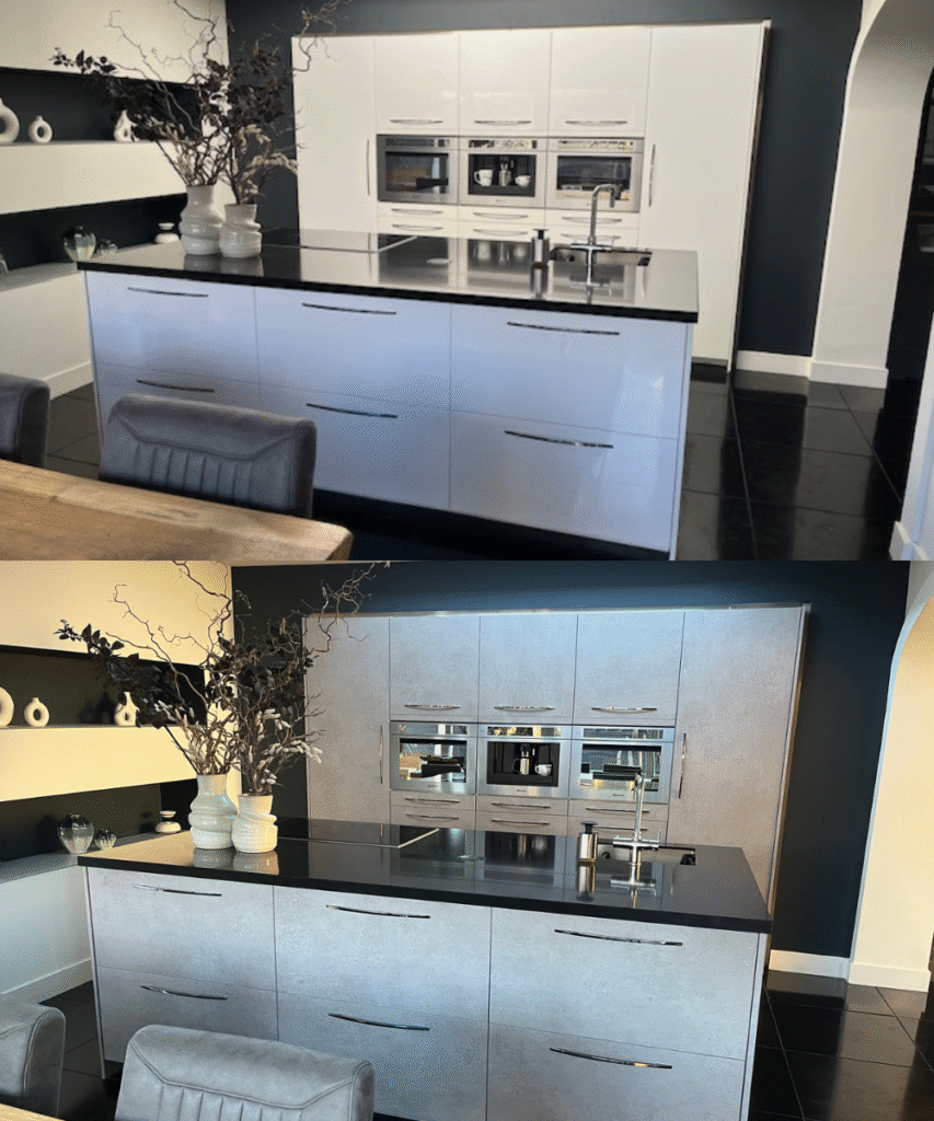 voor en na keuken wrap